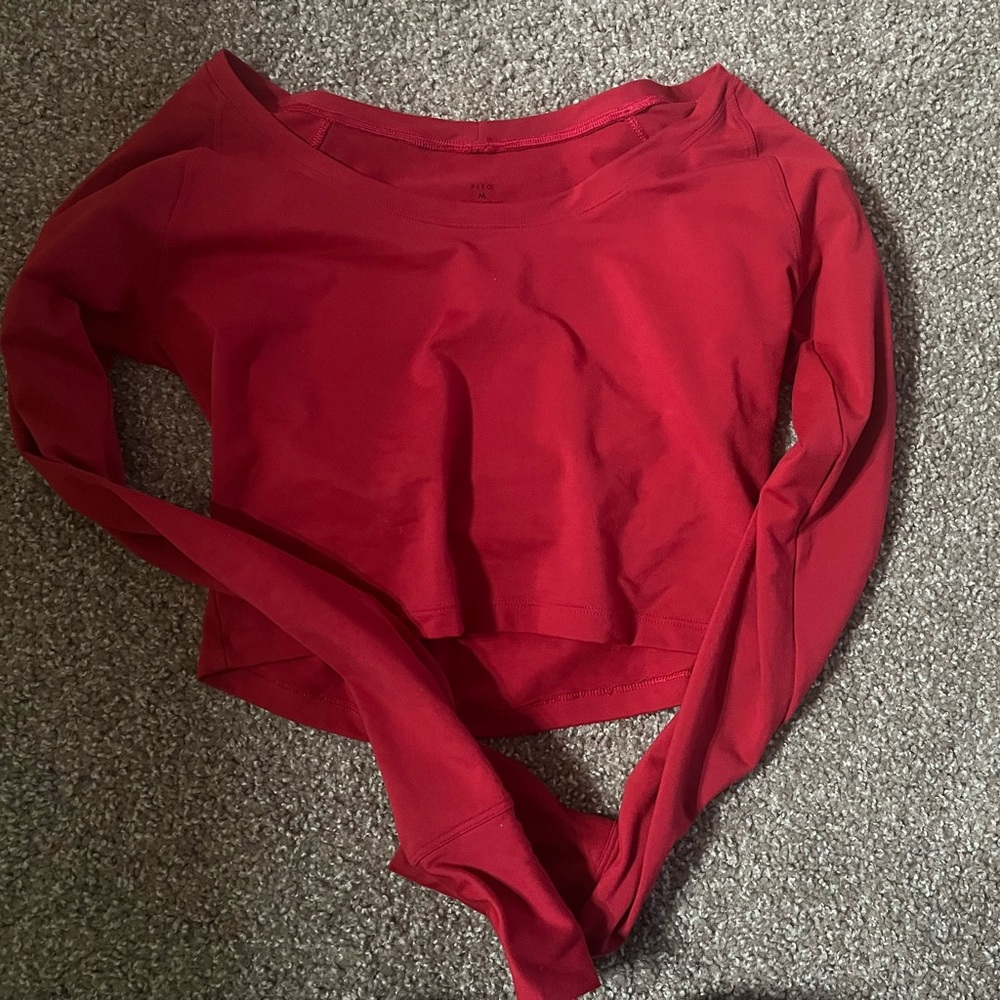 Fleo Red Crop Top